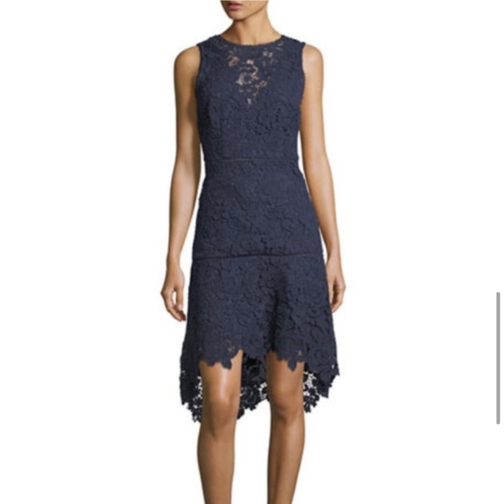 Joie Bridley Lace Dress, Dark Navy, Size 0